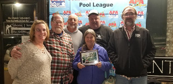 APA 8-Ball Tricups Winning Tean