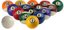 pool balls